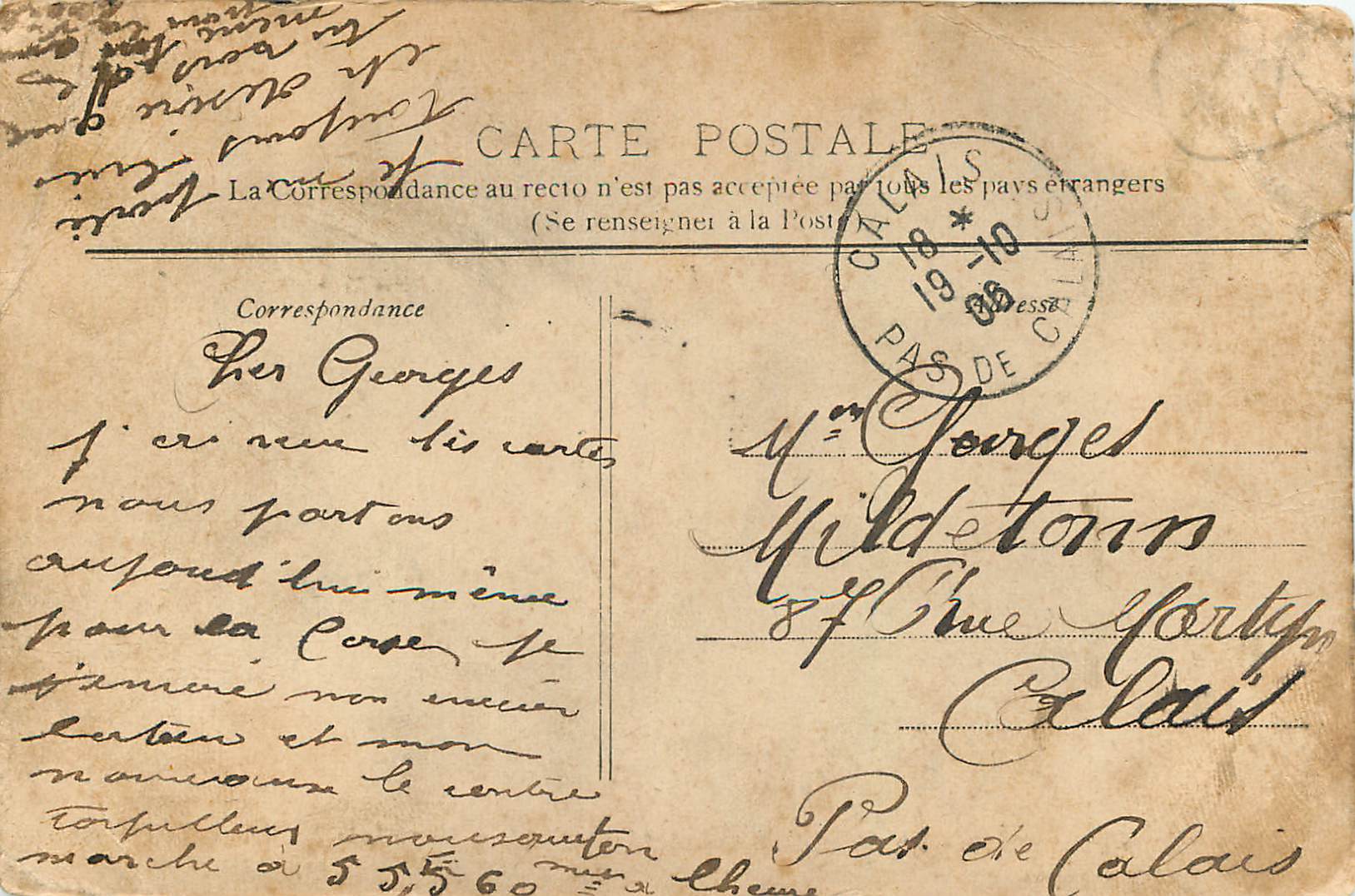 Marine Française - Le "Iéna" cuirassé d'escadre — Brevet L. D. F. Clavel, Editeur Toulon — Verso