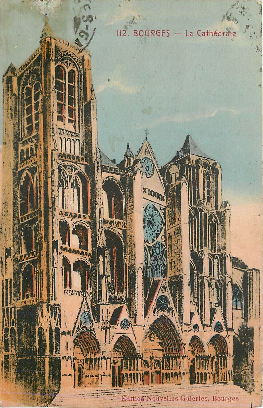 CPA Bourges La Cathedrale