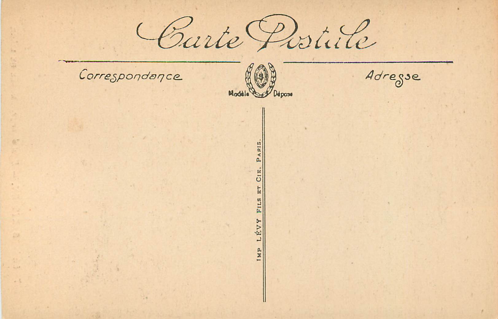 CPA Bartsoen Effet de Neige Musee de Liege — Rückseite