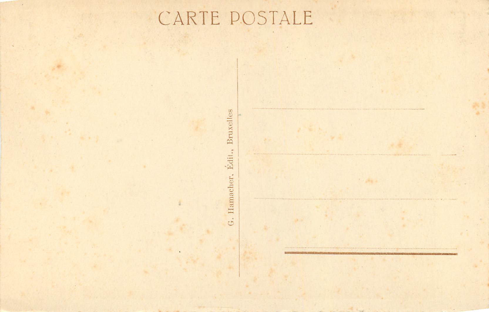 CPA Musee de Bruxelles Ecole des Anciens Pays Bas XVIe Siecle La Fillette a l'Oiseau Mort — Verso