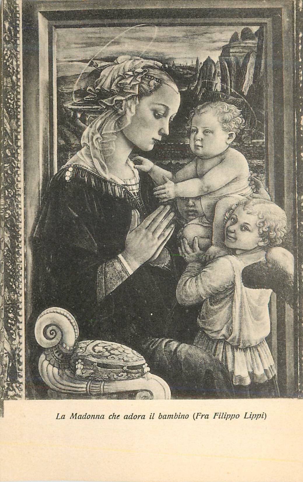 CPA La Madonna Che Adora il Bambino (Fra Filippo Lippi)