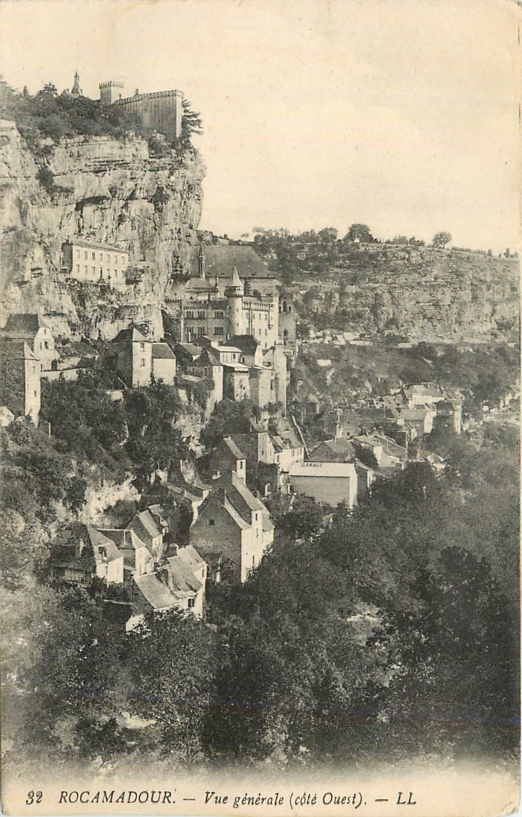 Rocamadour — Vue générale (côté Ouest) — LL