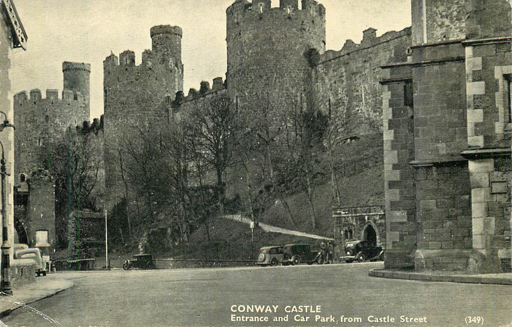 CPM Conway Castle Entrance and Car Park From Castle Street