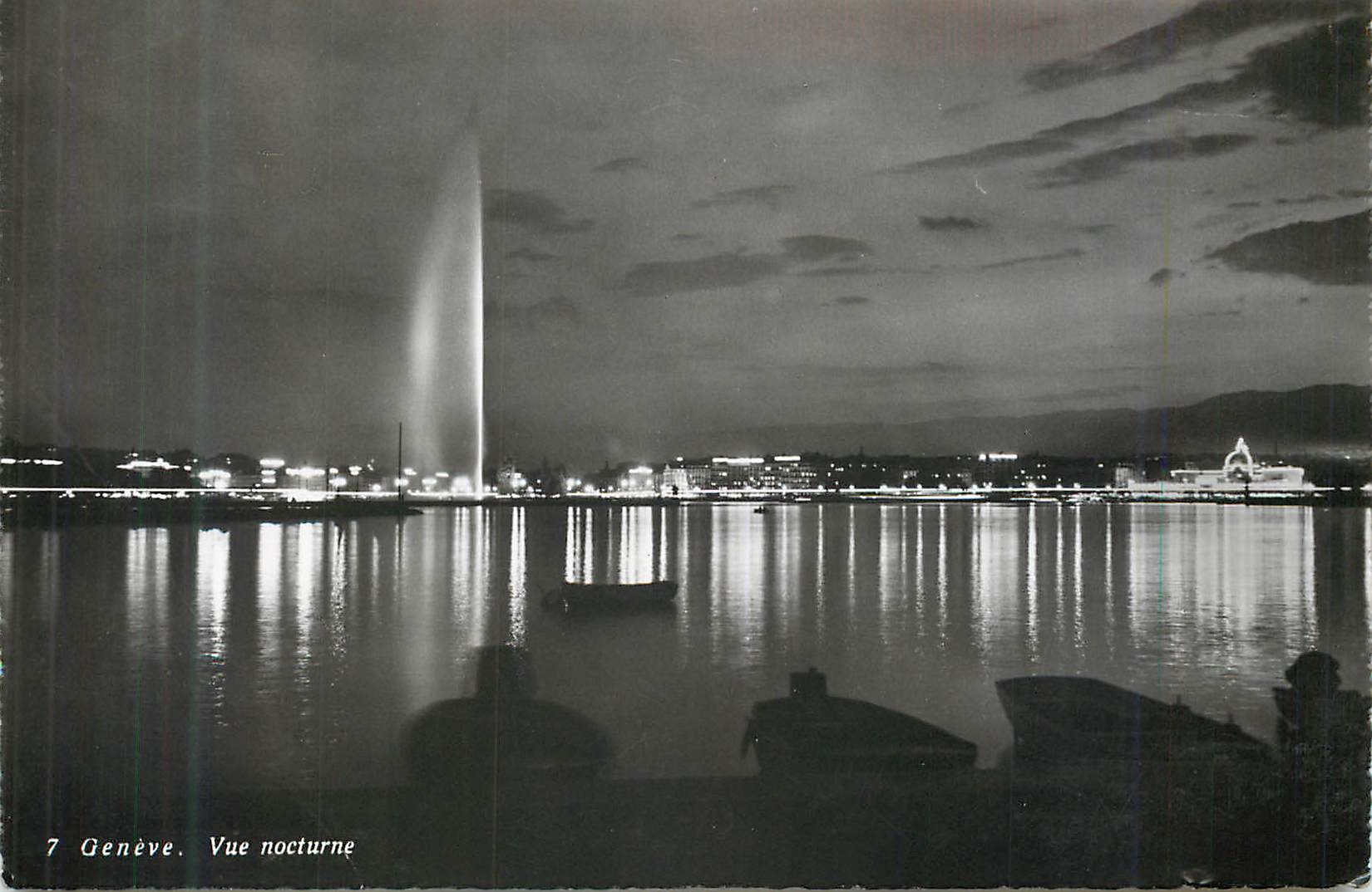 CPM Geneve Vue Nocturne