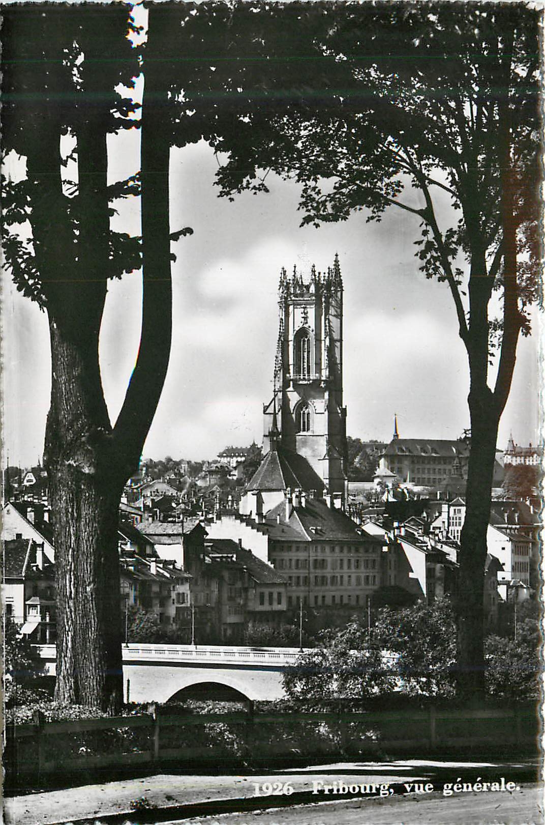 CPM 1926 Fribourg Vue Generale