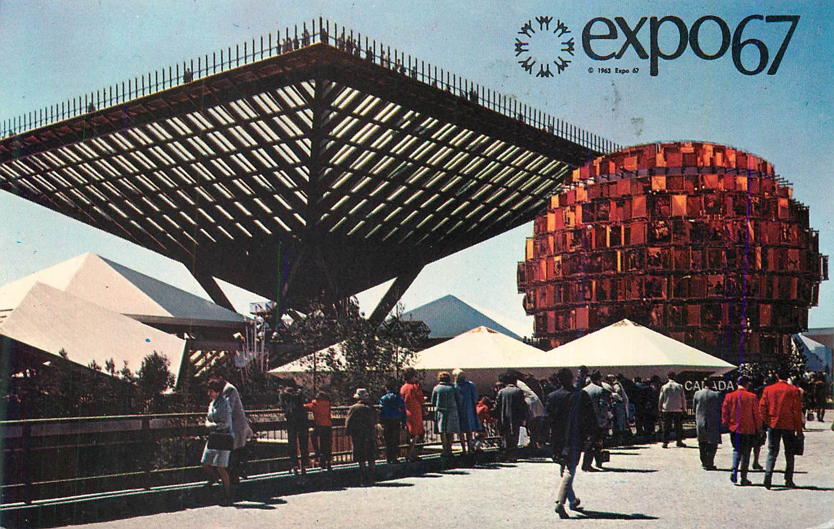CPM Montreal Canada Le Pavillon du Canada Expo 67