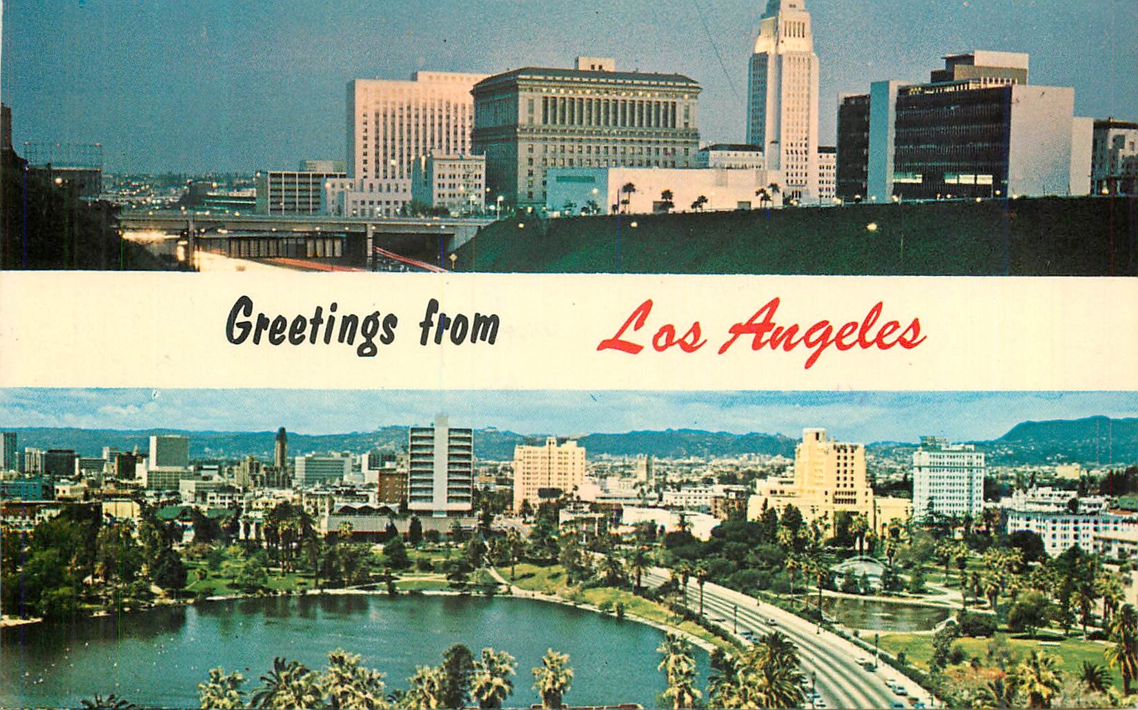 CPM Gretings From Los Angeles California