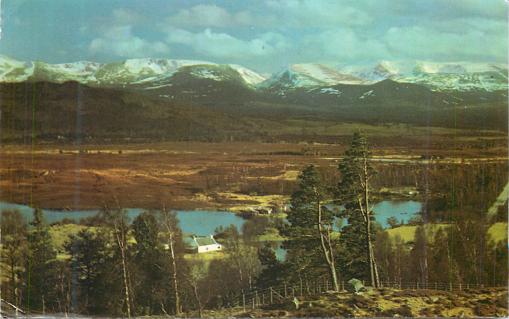 CPM The Snow Capped Cairngorm Mountains From Near Aviemore