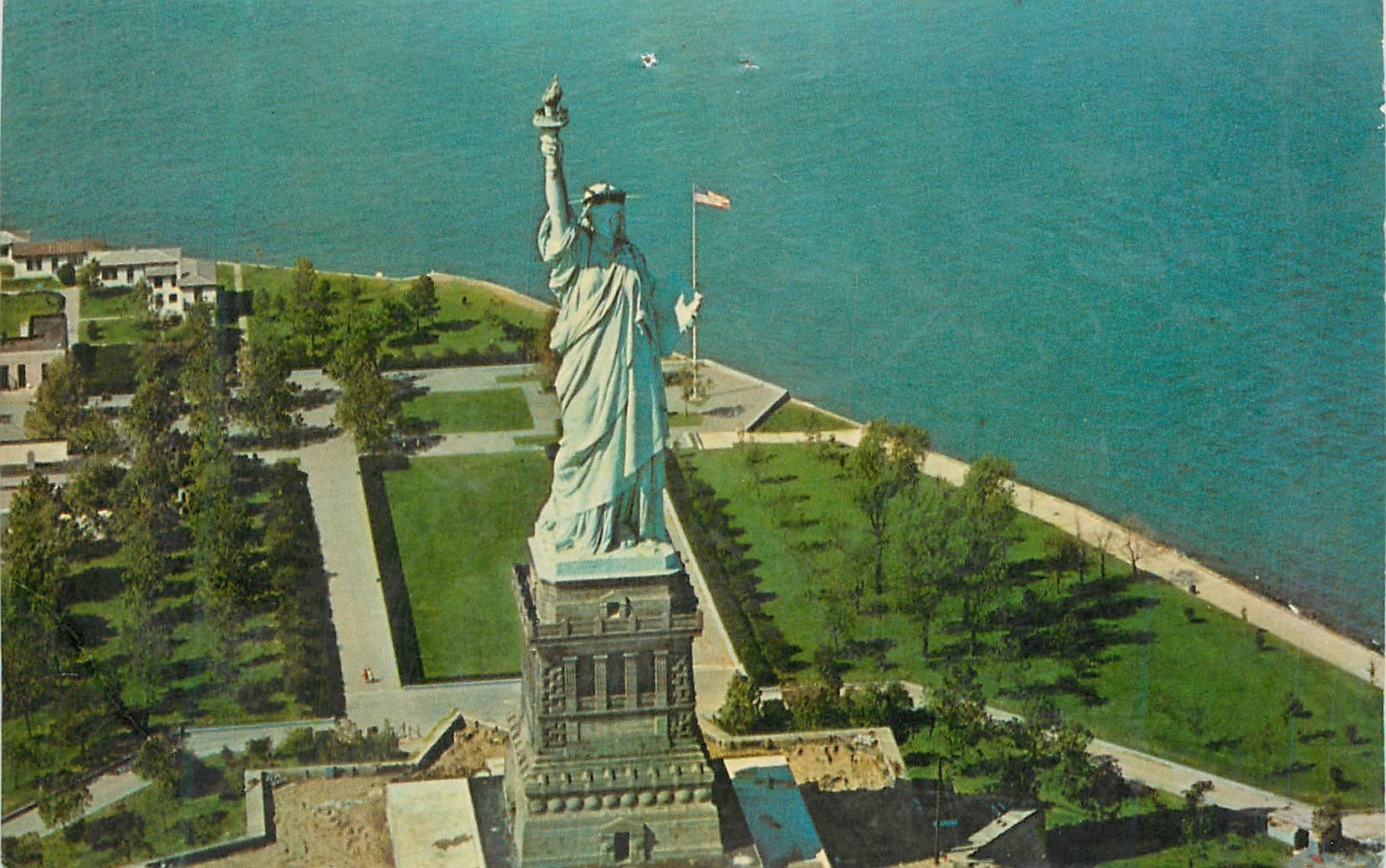 CPM Statue of Liberty Liberty Island in New York Harbor