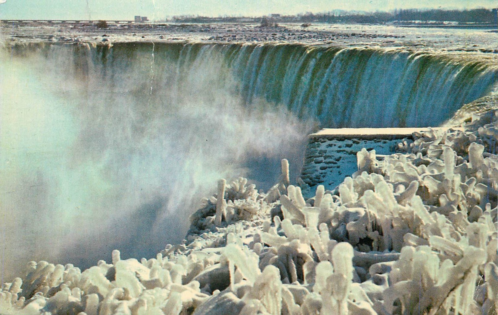 CPM Horseshoe Falls in Winter Splendour Taken From Niagara Falls Canada