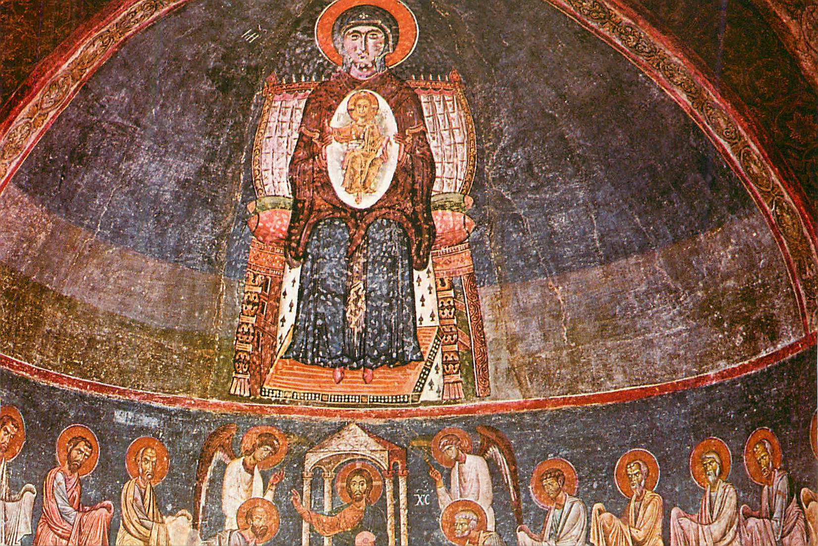 CPM Oxpna Ohrid St Sophia View of the Apse 11th Century