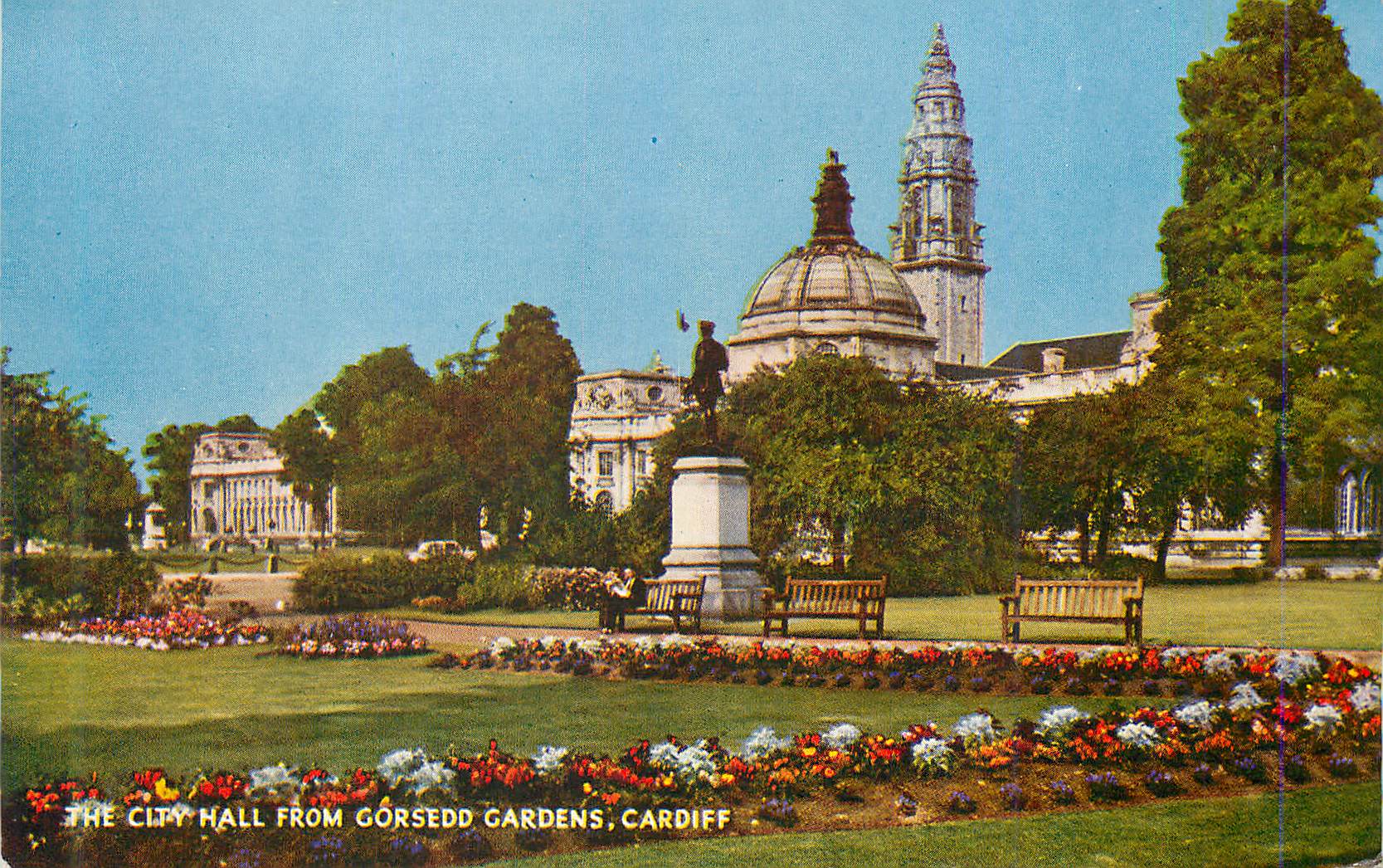 CPA The City From Gorsedd Gardens Cardiff