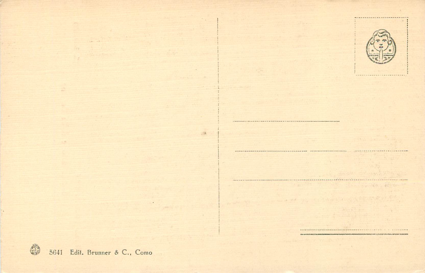 CPA Firenze Galleria Uffizi Incoronazione della Vergine — Rückseite