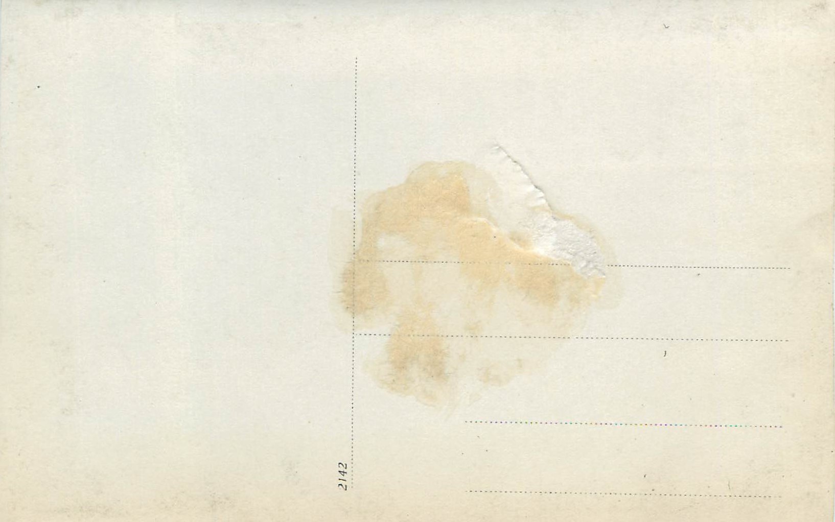 CPA Notable italien — Verso