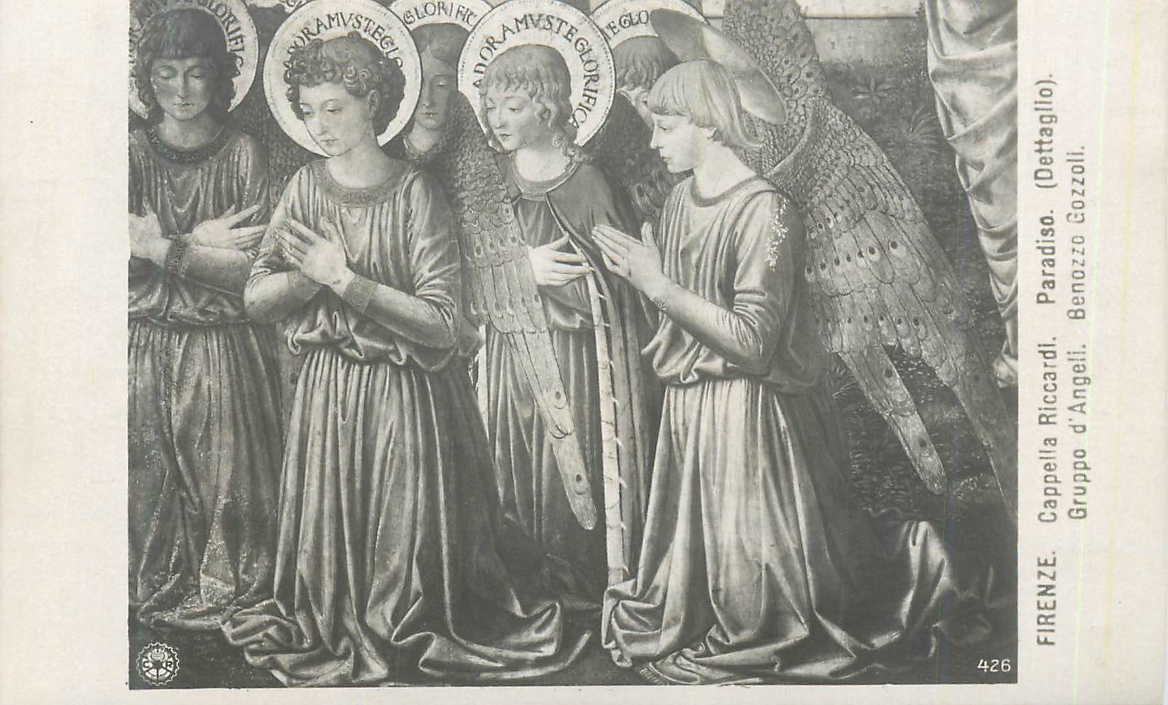 CPA Firenze Cappella Riccardi Paradiso (Dettaglio)