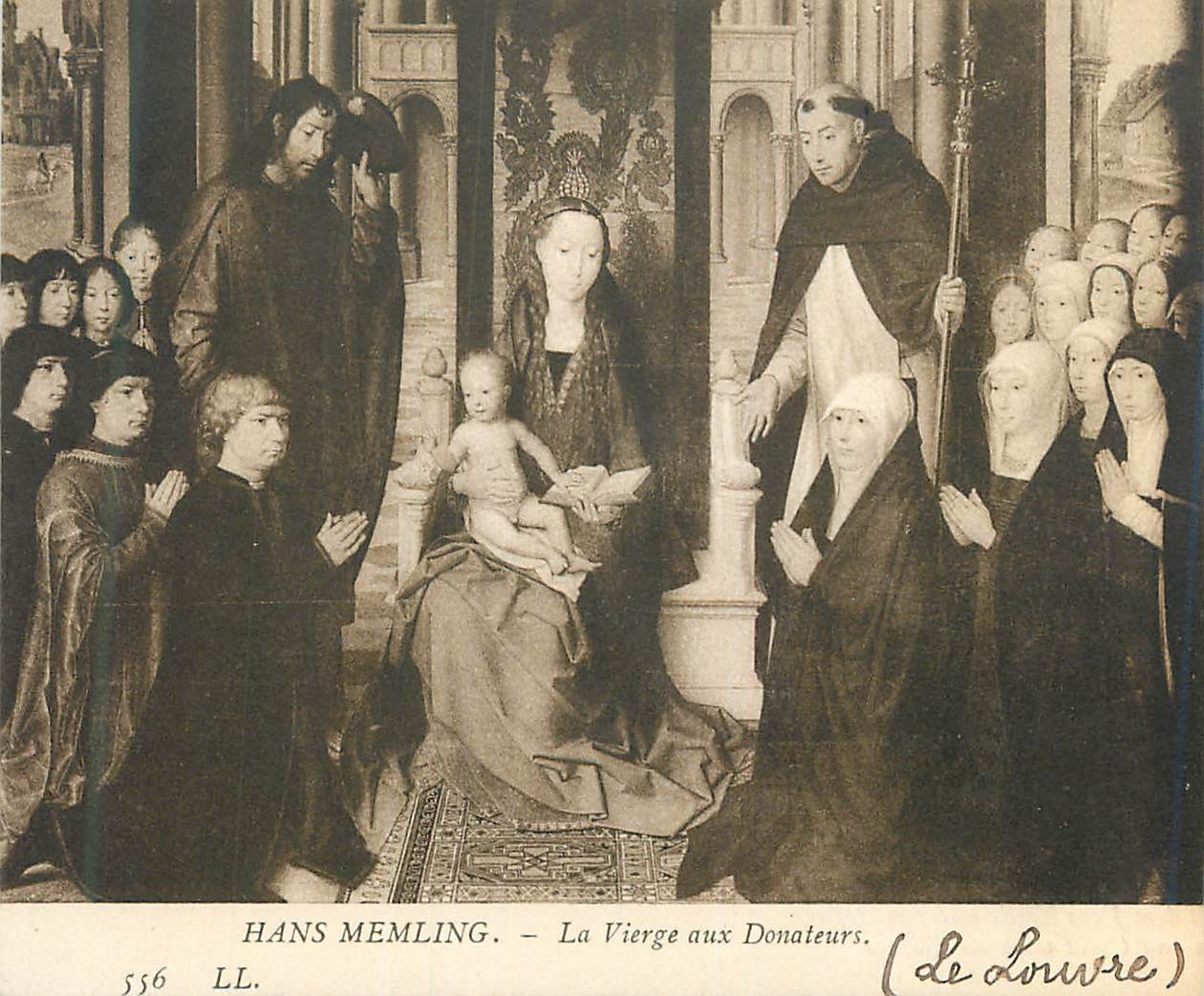 Hans Memling — La Vierge aux Donateurs — (Le Louvre)