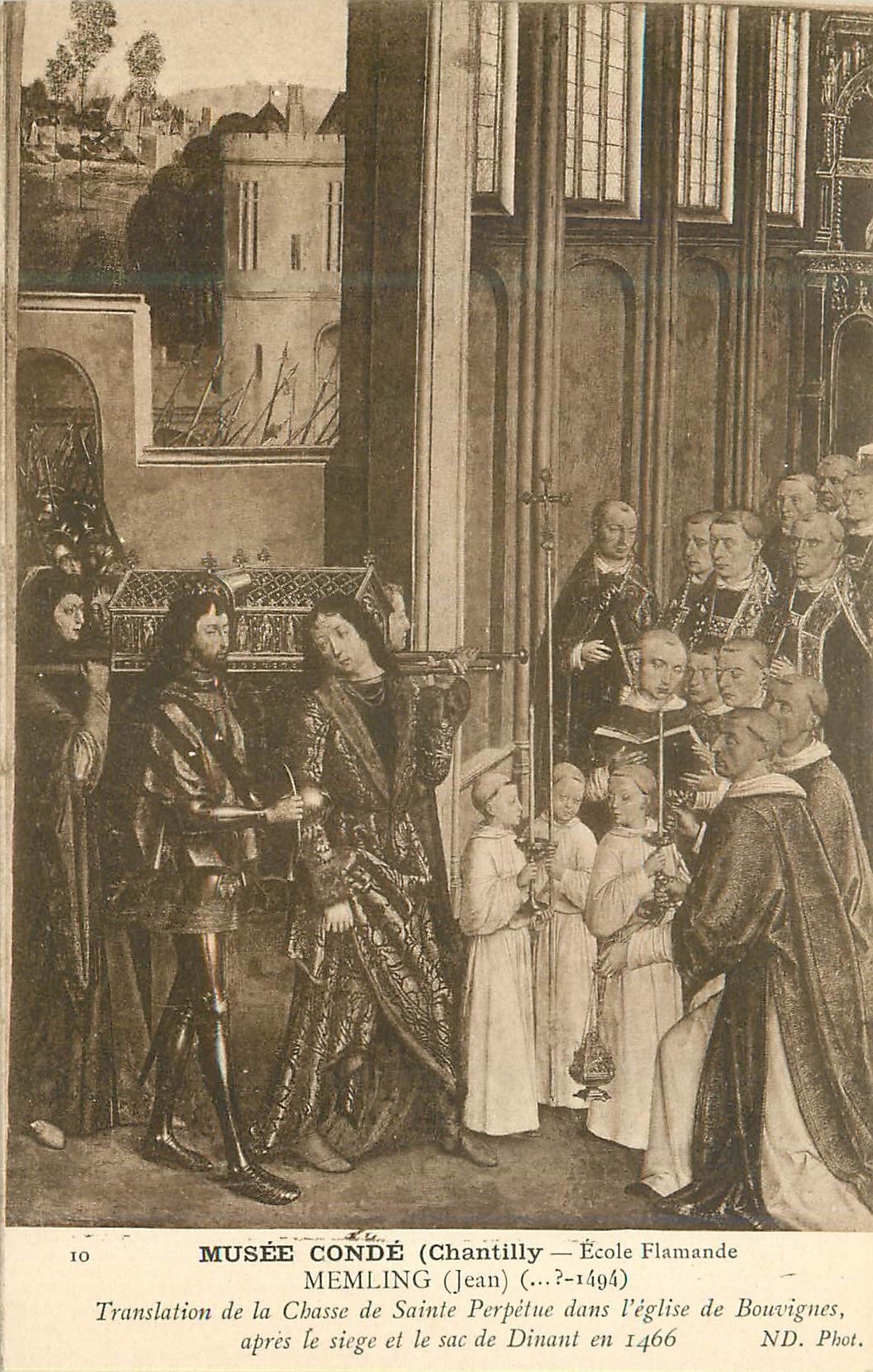 CPA Musee Conde (Chantilly Ecole Flamande Memling (Jean))