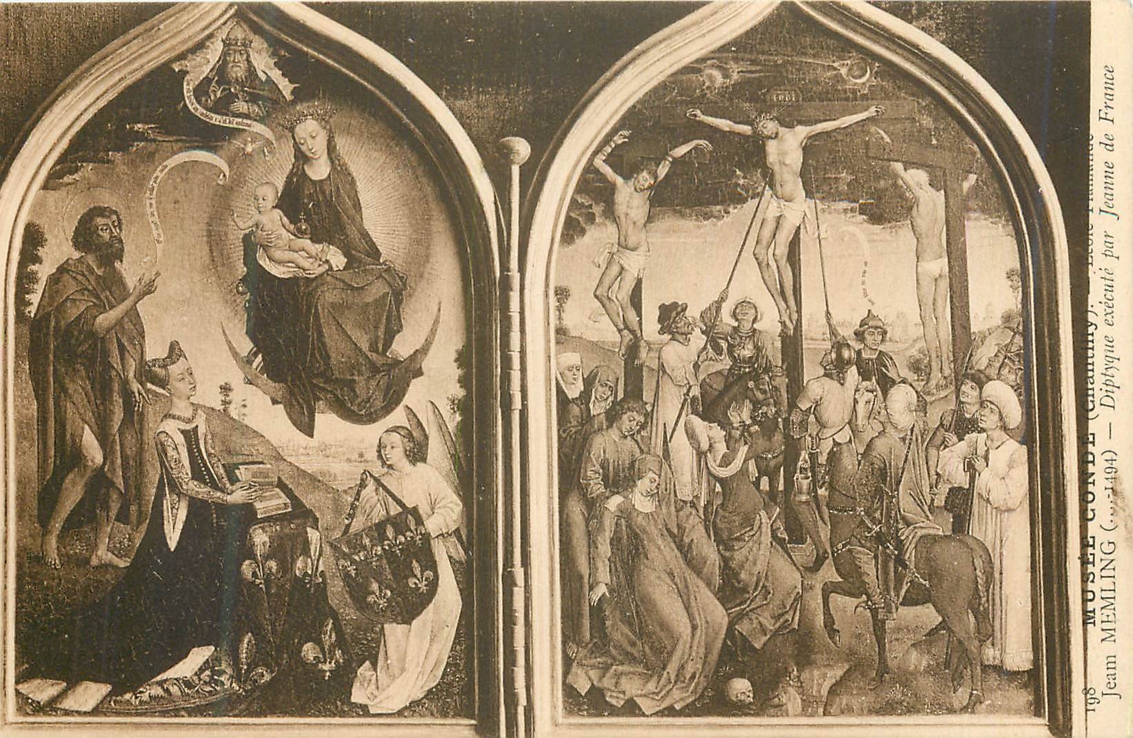 Diplôme d'art religieux — Musée de Conde (Châlons-sur-Marne) — Exécuté par Jeanne de France