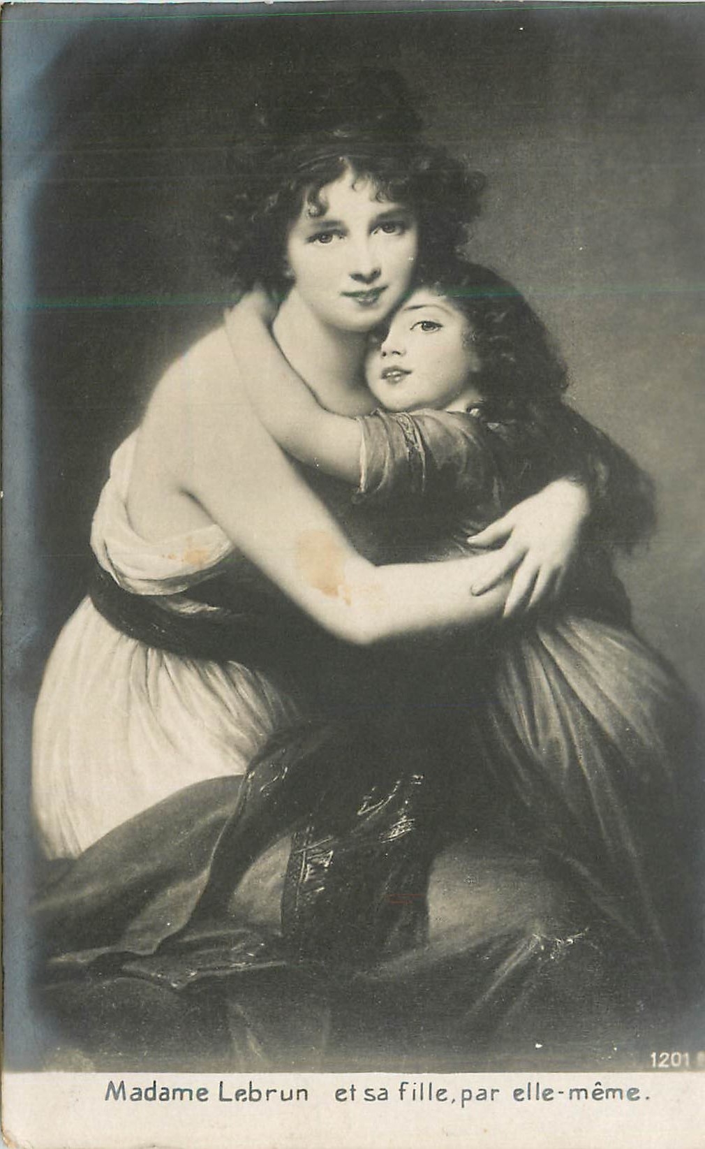 CPA Madame Lebrun et sa Fille Par Elle Meme
