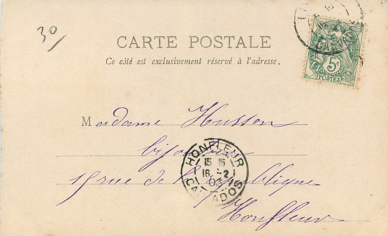 CPA Madame Lebrun et sa Fille Par Elle Meme — Verso