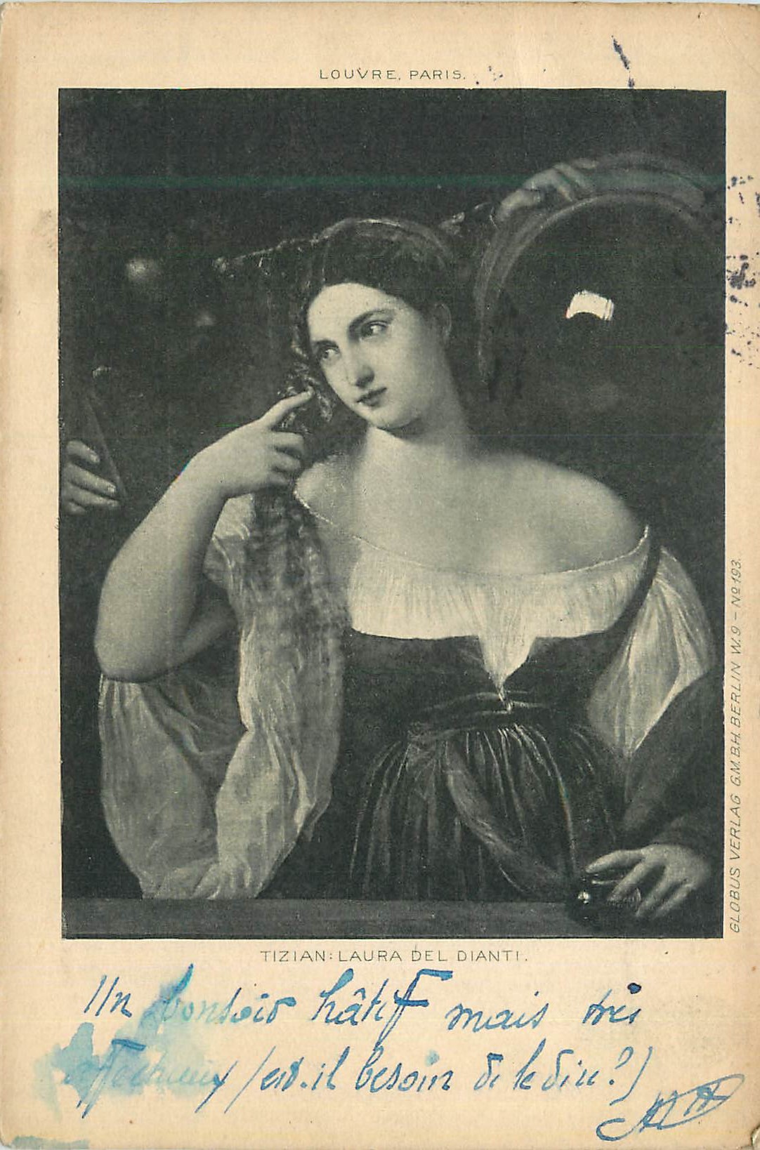 CPA Louvre Paris Tizian Laura Del Dianti