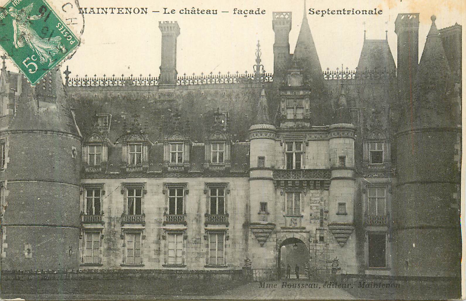 CPA Maintenon Le Chateau Facade Septentrionale