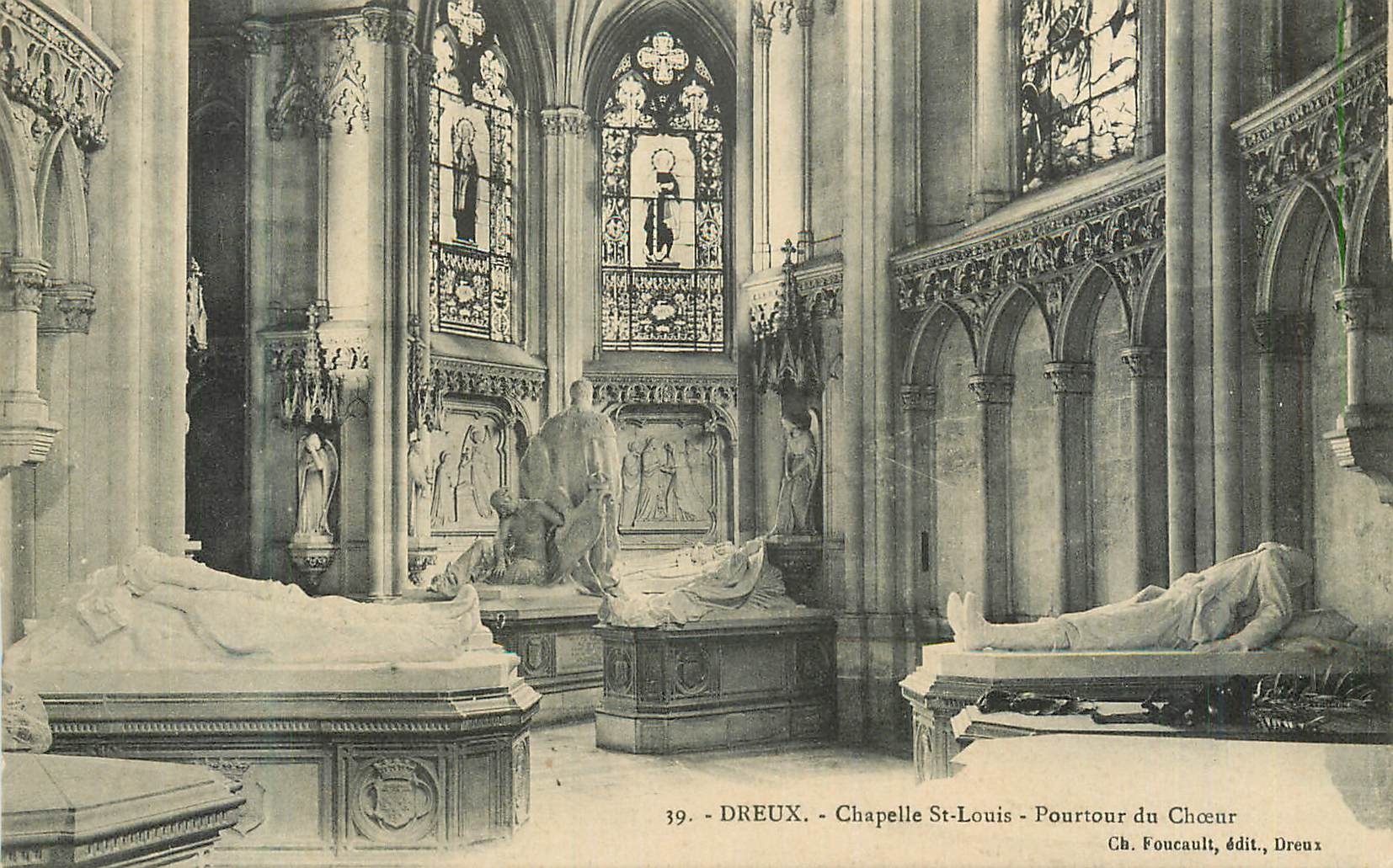 Dreux - Chapelle Saint-Louis - Poutour du Choeur