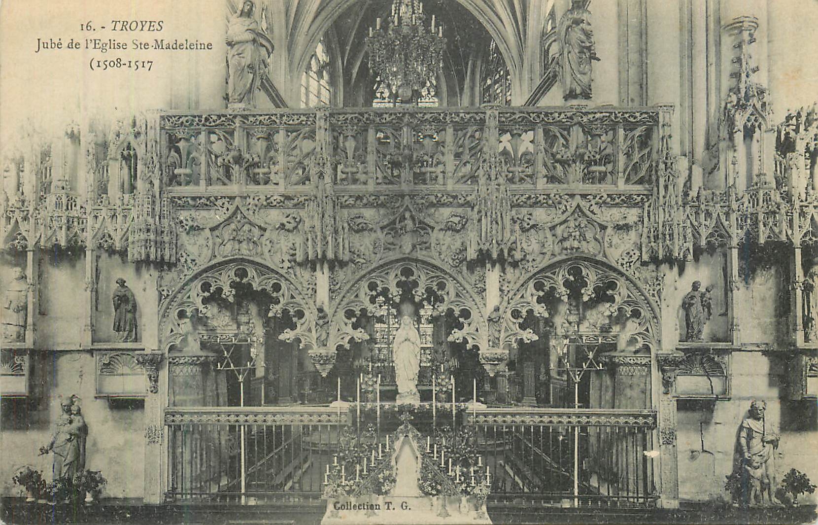 Jubé de l'Église Sainte-Madeleine — Troyes — Collection T. G.