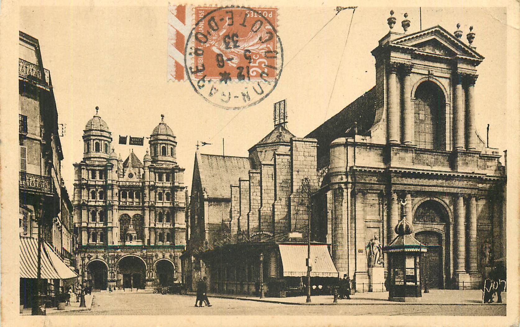 CPA Dijon (Cote d'Or) Bourse du Commerce Eglise St Michel