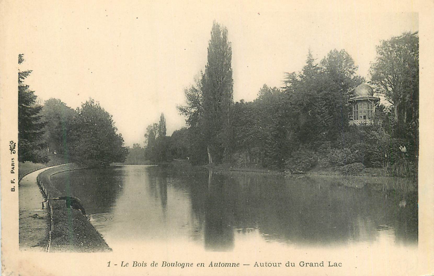 CPA Bois de Boulogne en Automne Autourdu Grand Lac