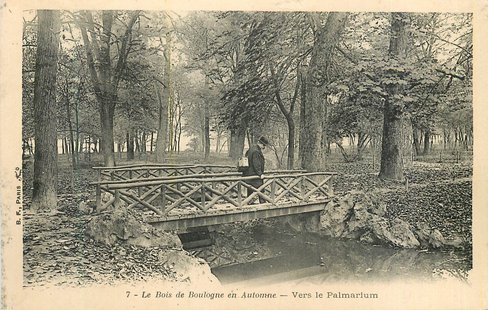 CPA Bois de Boulogne en Automne Vers le Palmaium