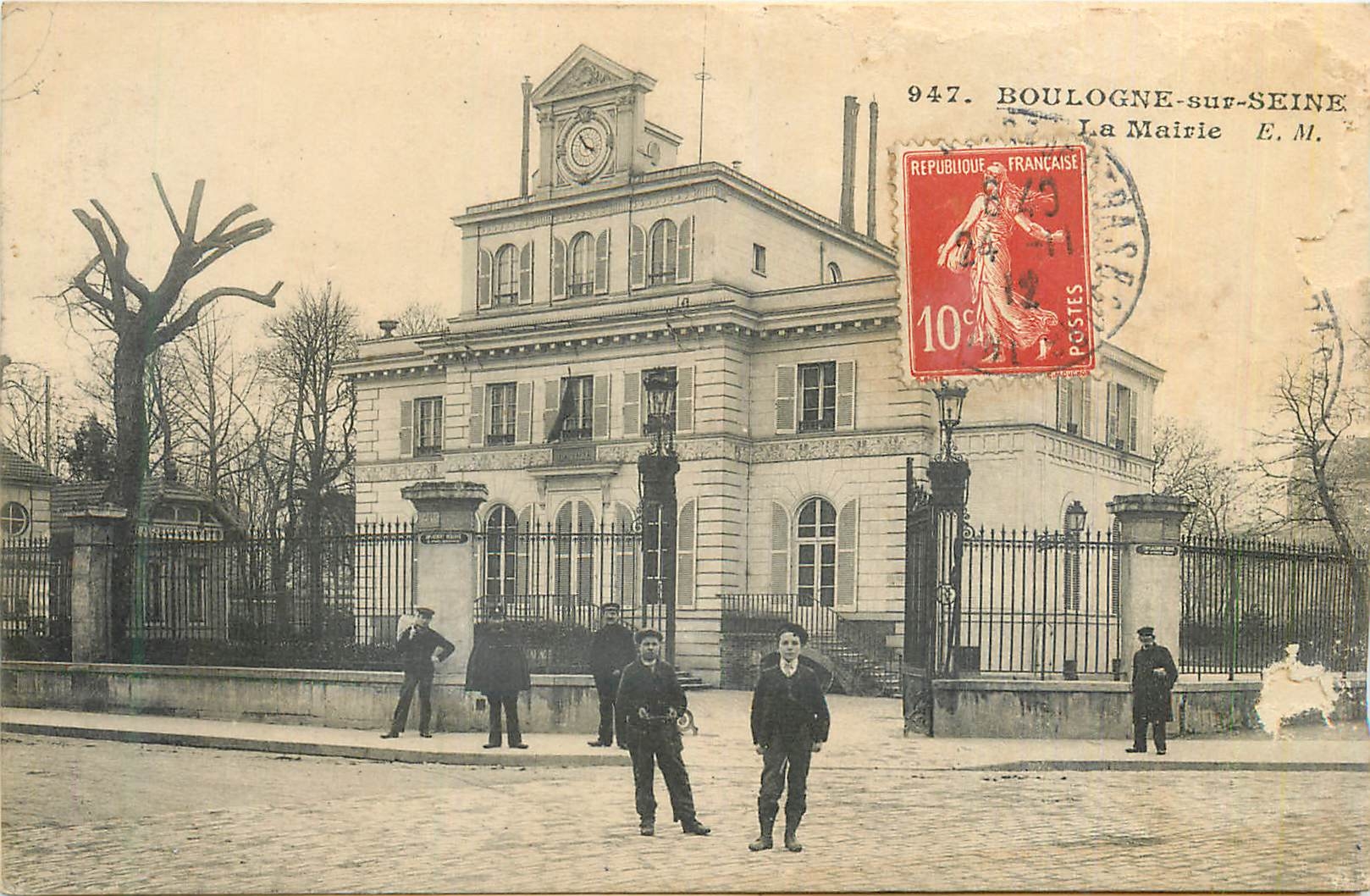 CPA Boulogne Sur Seine La Mairie