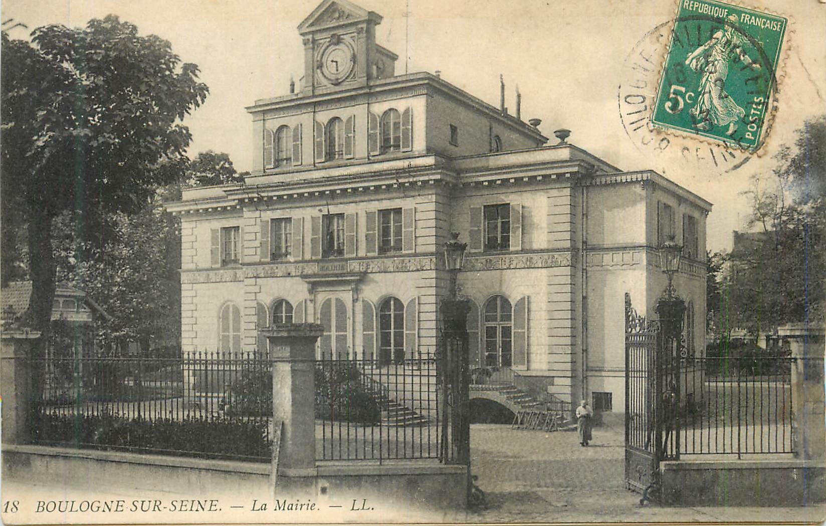 CPA Boulogne Sur Seine La Mairie