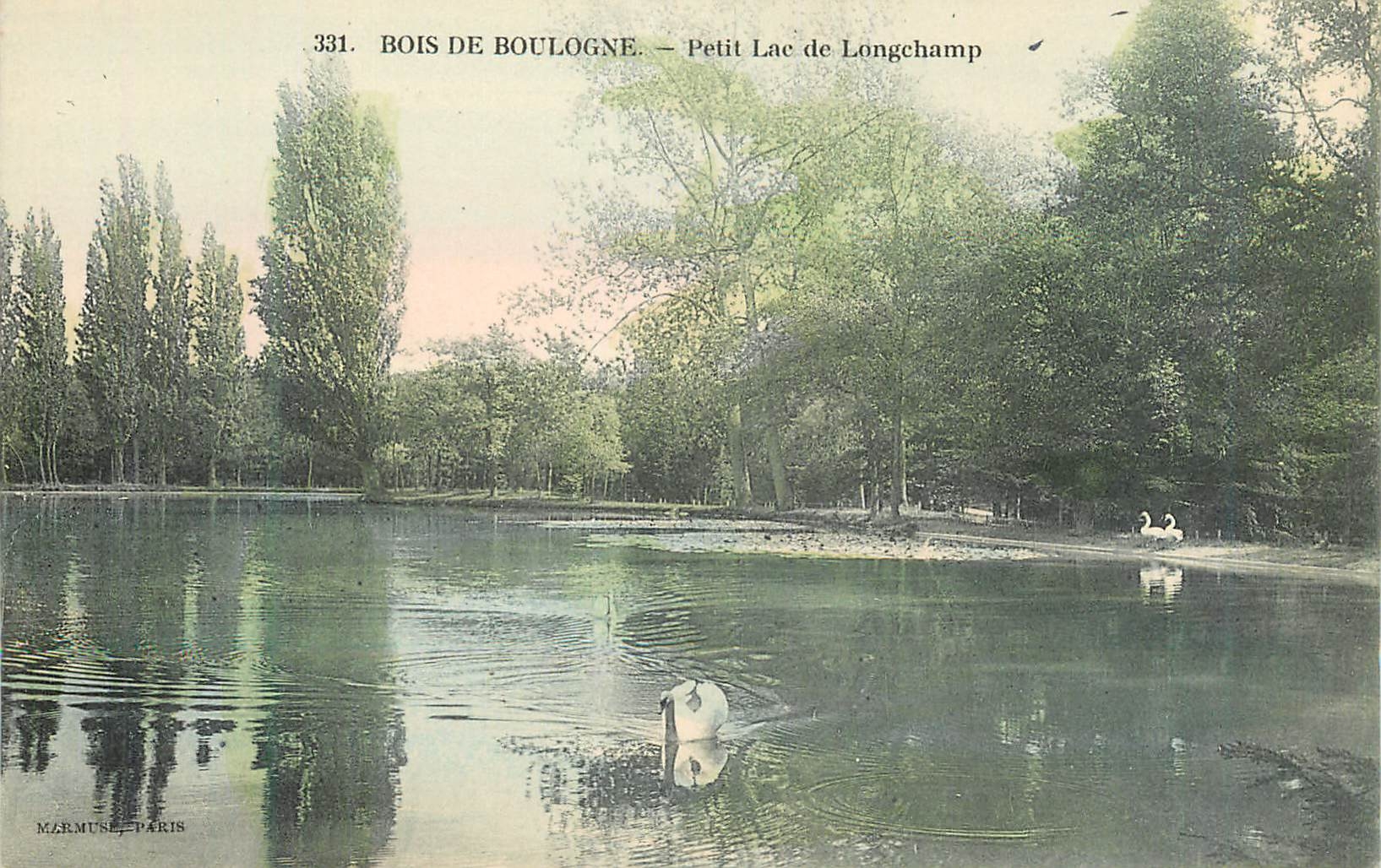 CPA Bois de Boulogne Petit Lac de Longchamp
