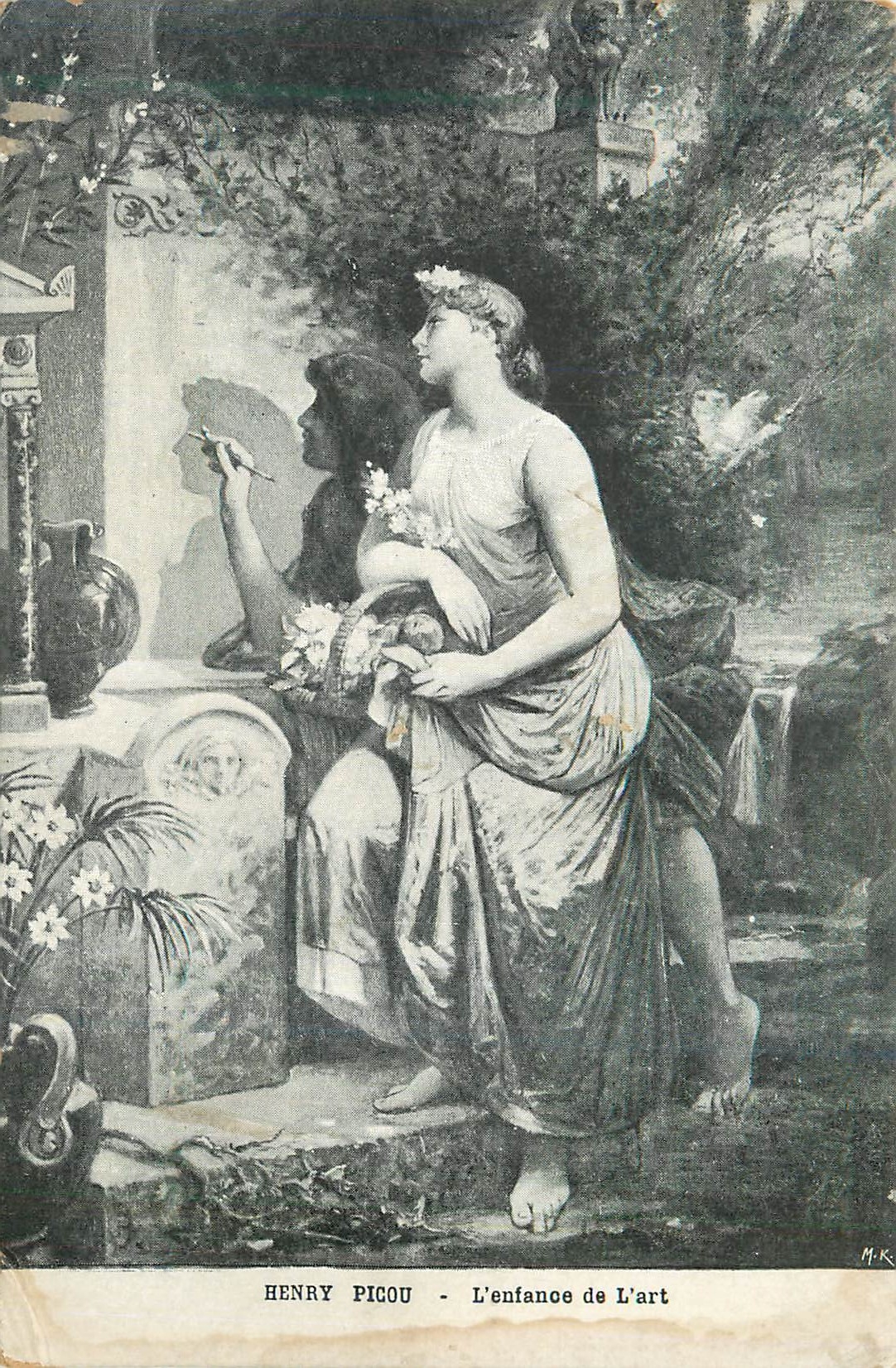 CPA Henry Pocou L'Enfance de l'Art