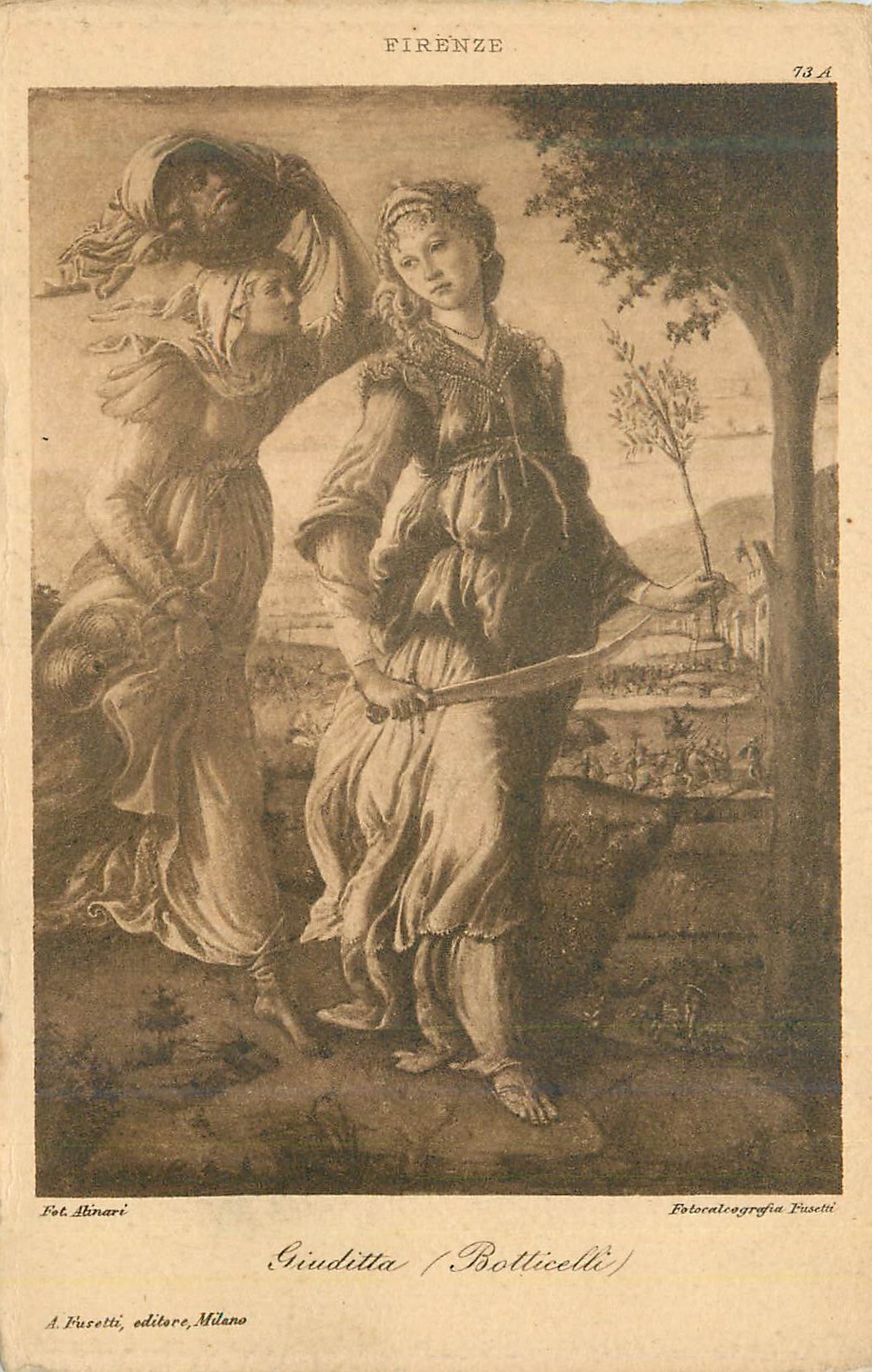 CPA Firenze Giuditta (Botticelli)