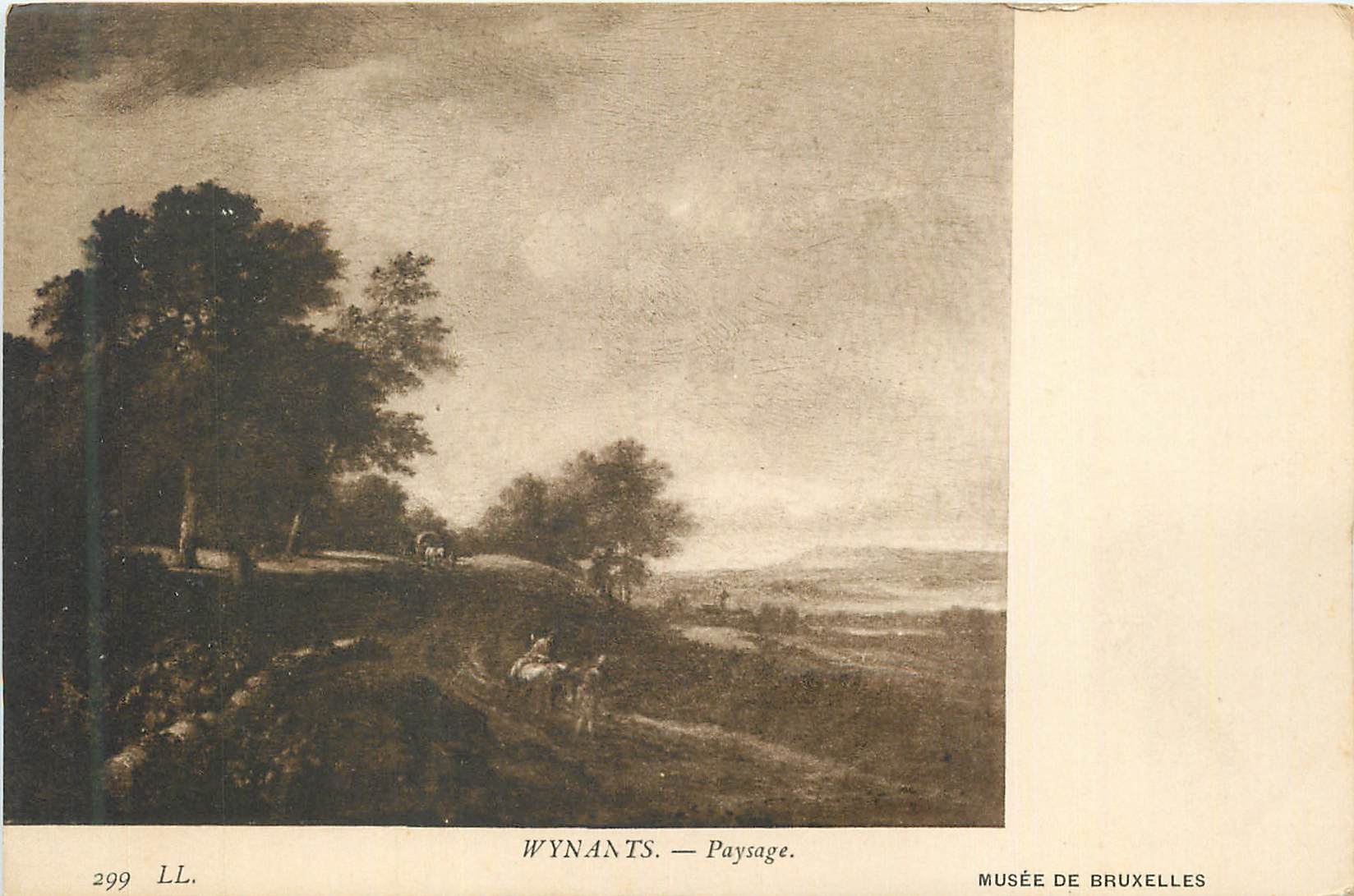 CPA Winants Paysage Musee de Bruxelles