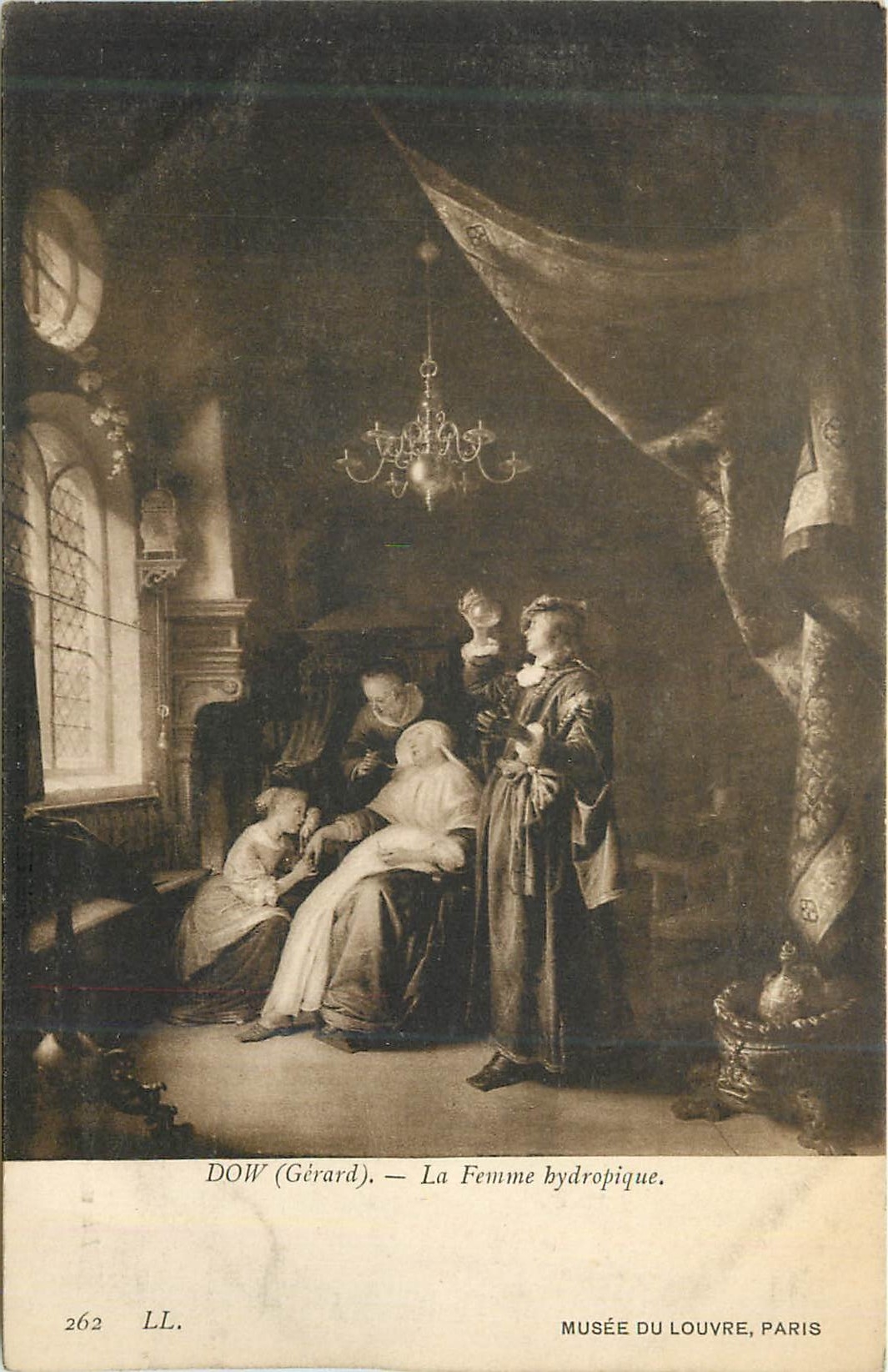 CPA Dow (Gerard) La Femme Bydropique Musee du Louvre Paris