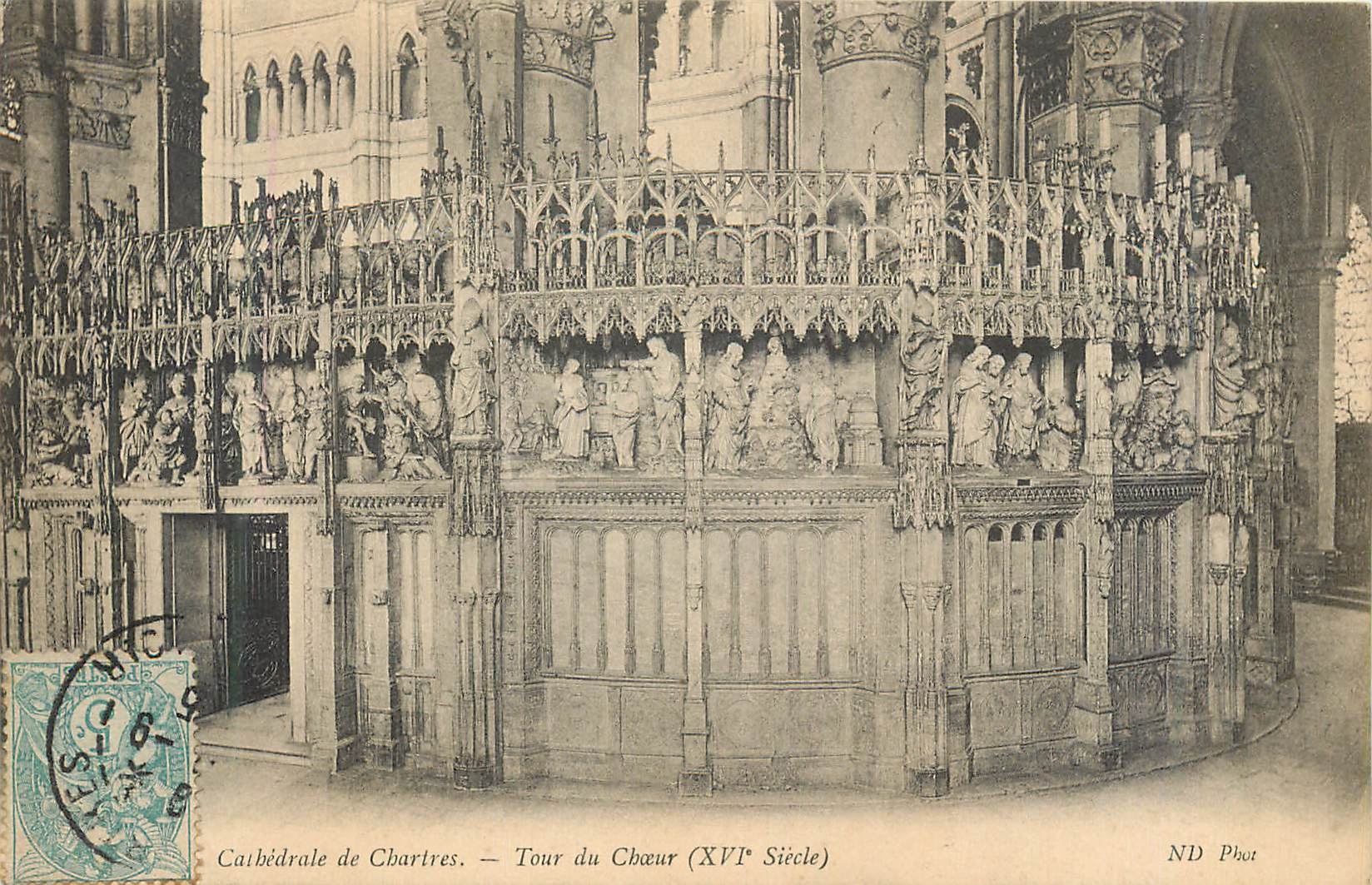 CPA Cathedrale de Chartres Tour du Choeur (XVIe Siecle)