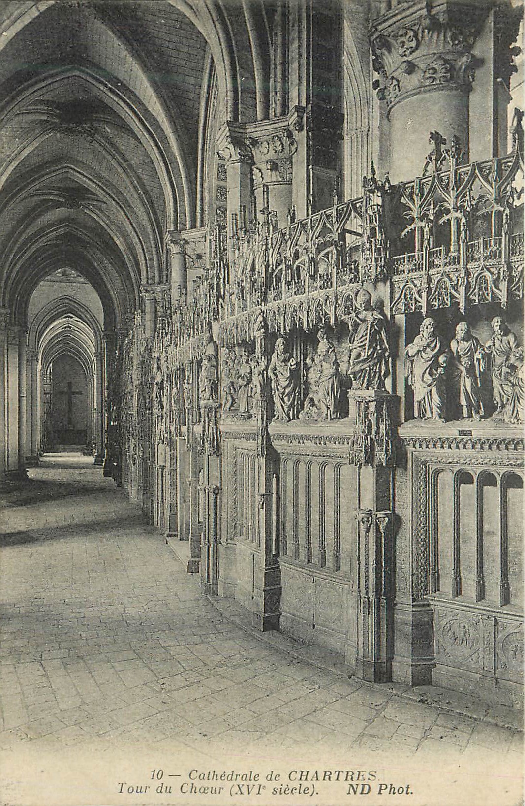 CPA Cathedrale de Chartres Tour du Choeur (XVI e siecle)