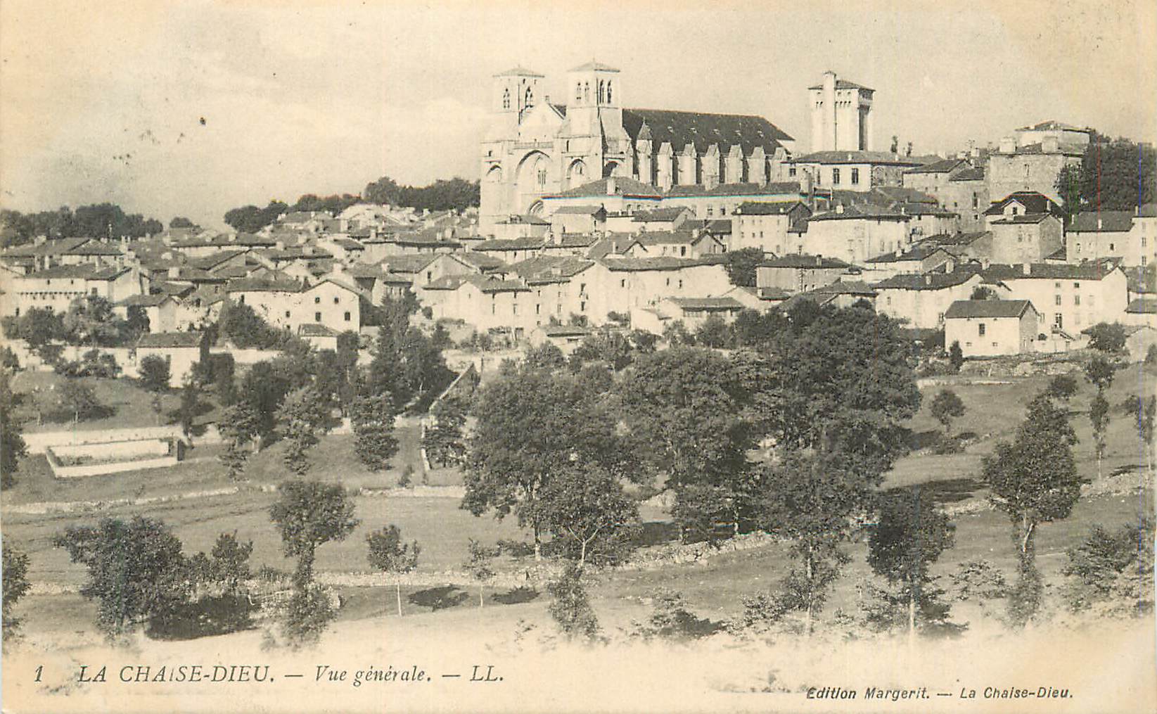 CPA la Chaise Dieu Vue Generale