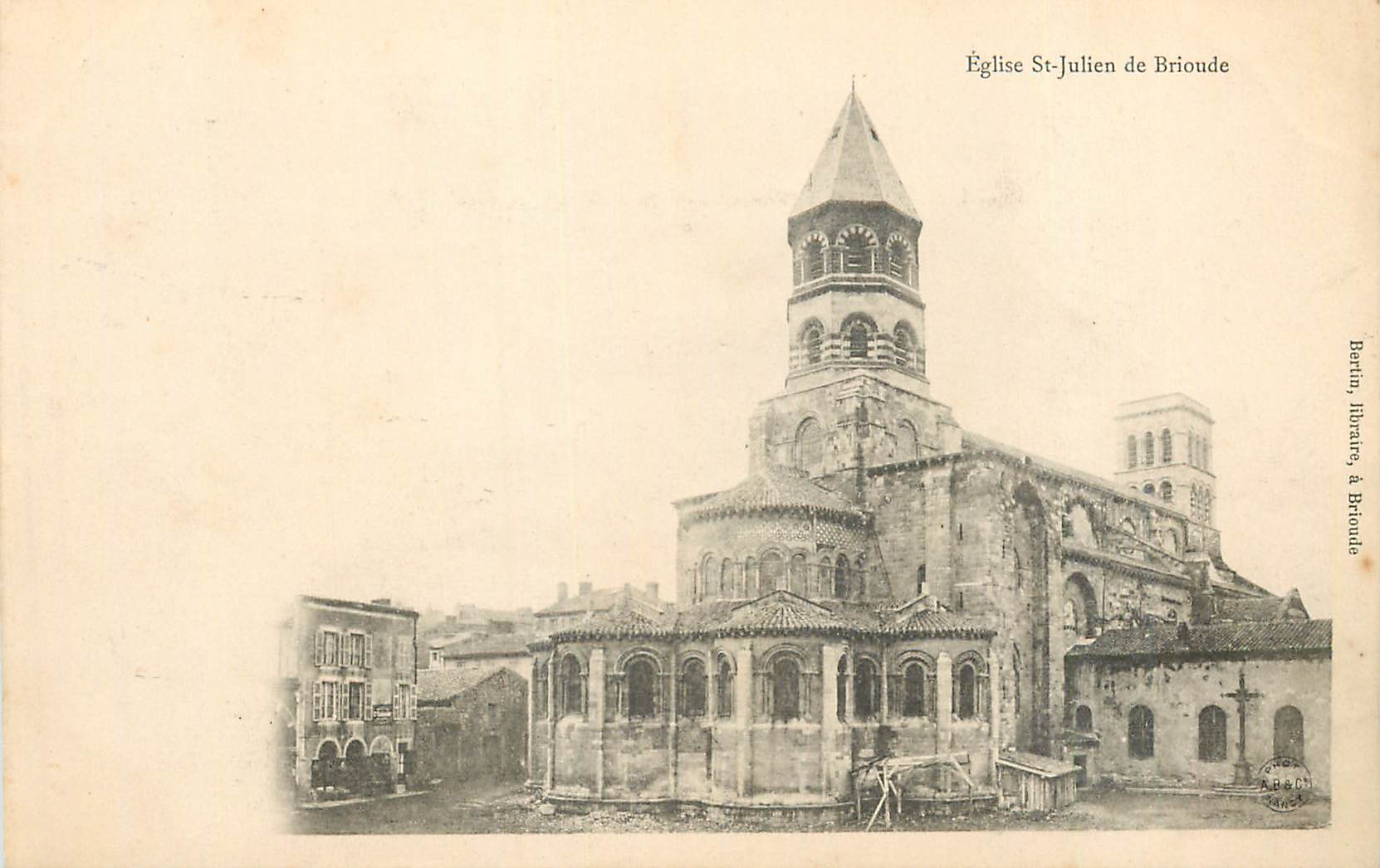 CPA Eglise St Julien de Brioude (carte 1900)