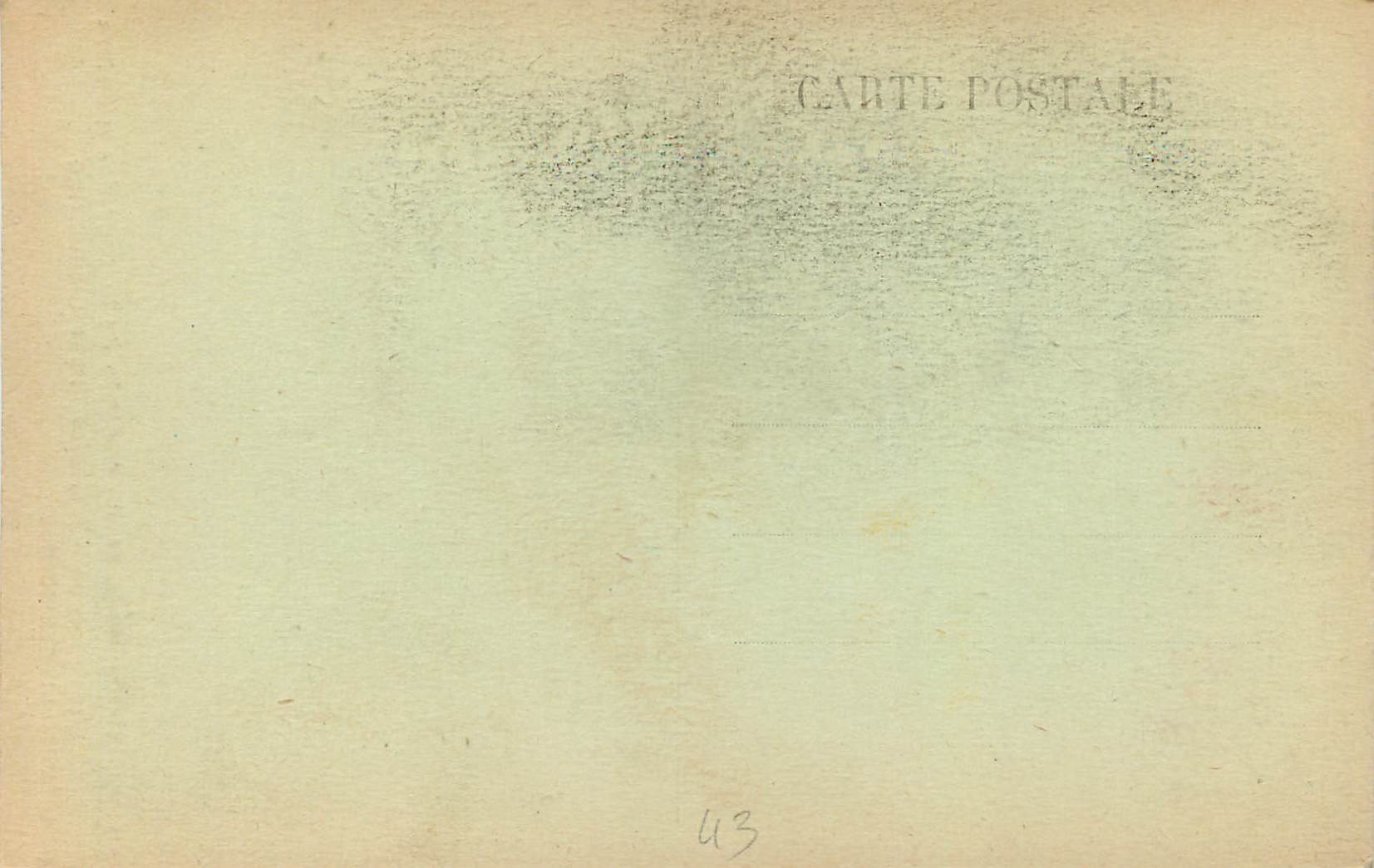 La Chaise-Dieu — Porte fortifiée de la cour des greniers des moines — Tour Clémentine — Beal, Edit. La Chaise-Dieu — Rückseite