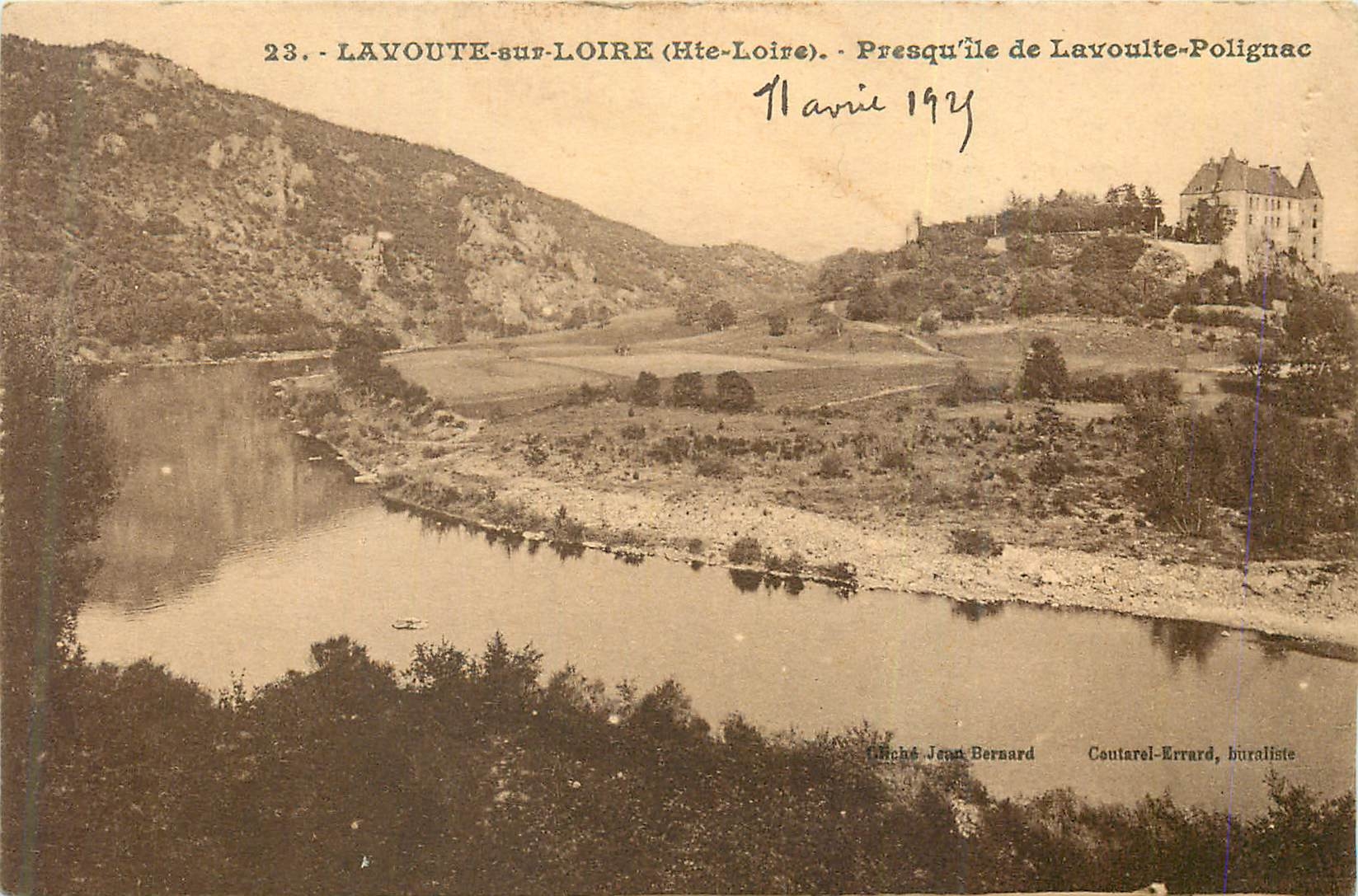 CPA Lavoute sur Loire (Hte Loire) Presqu'Ile de Lavoulte Polignac