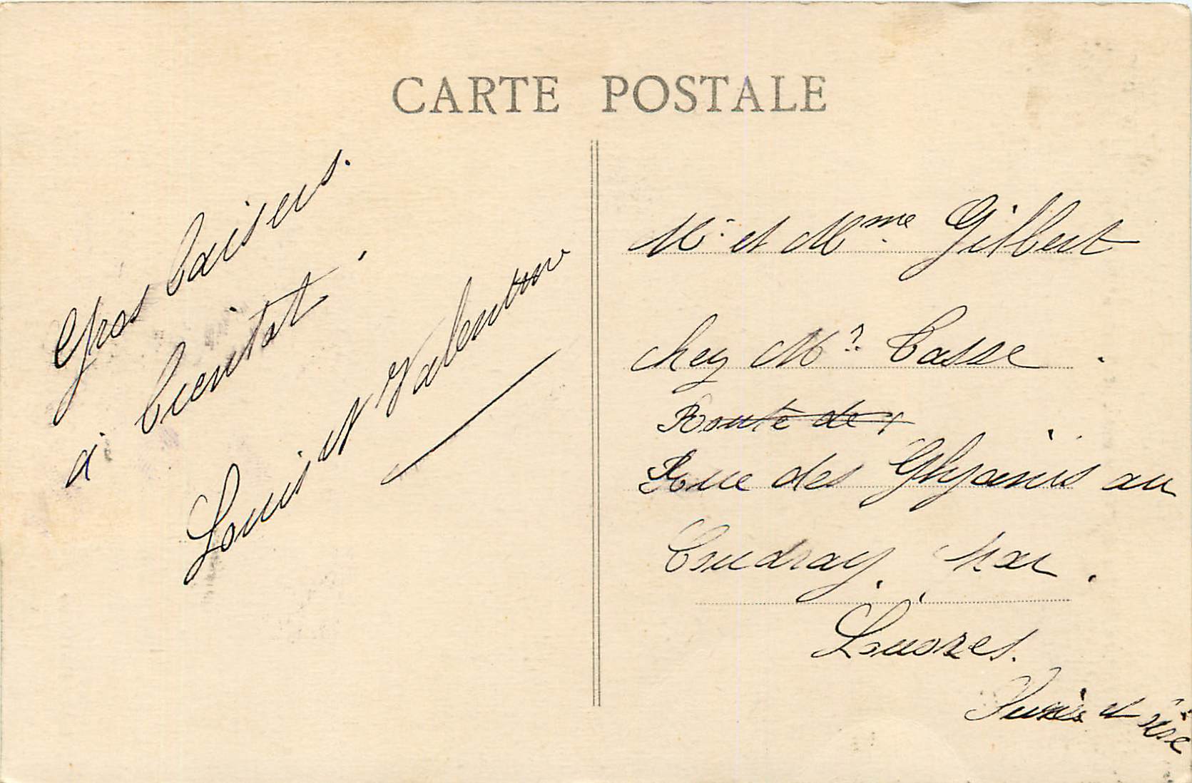 CPA le Rocher de l'Etoile entre St Paul et Semene — Rückseite
