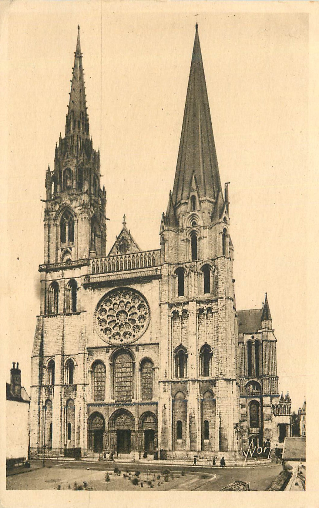 CPA la Douce France Chartres (Eure et Loir) la Cathedrale