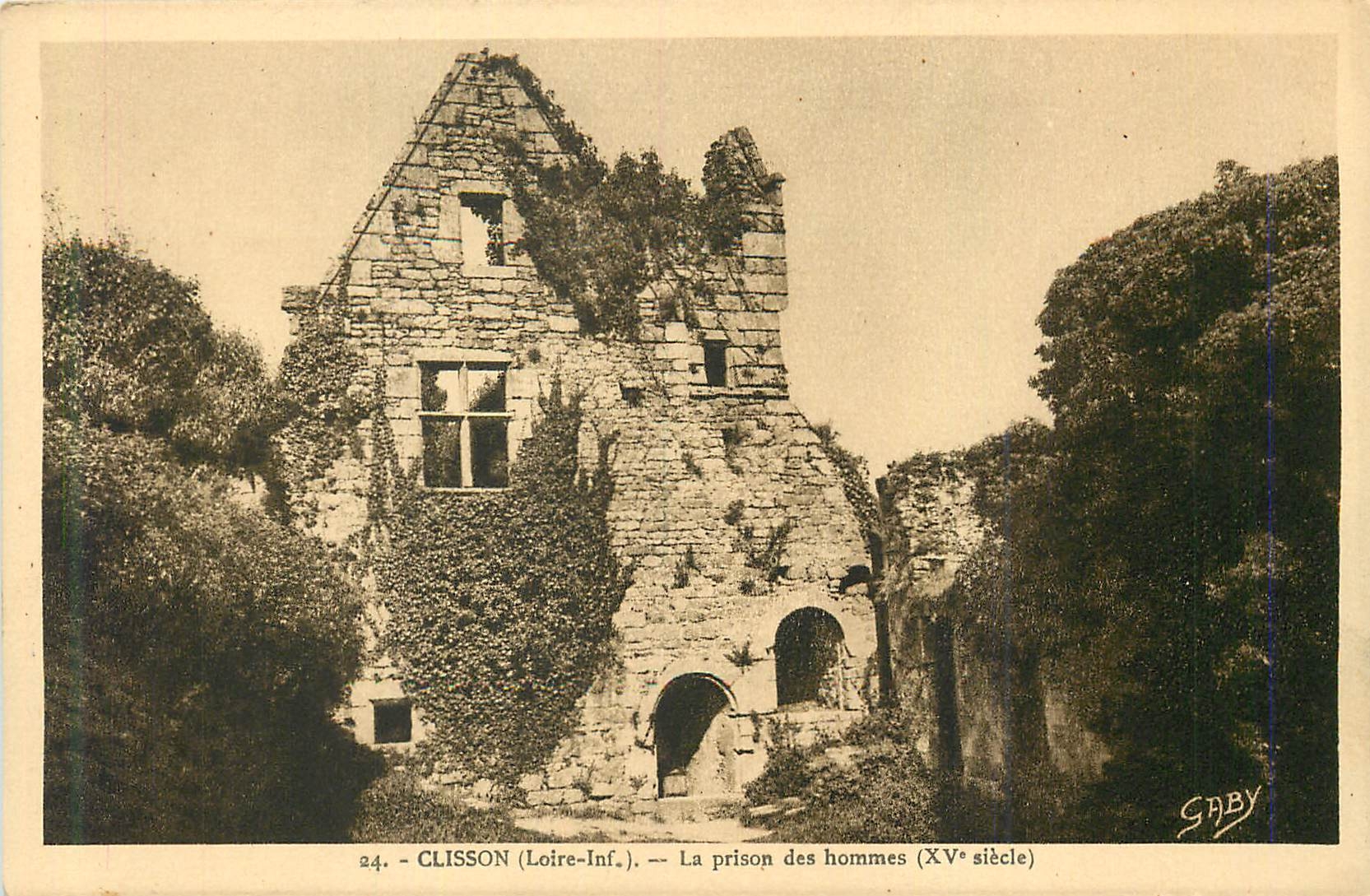CPA CLisson (Loire Inf) la Prison des Hommes (XV e siecle)