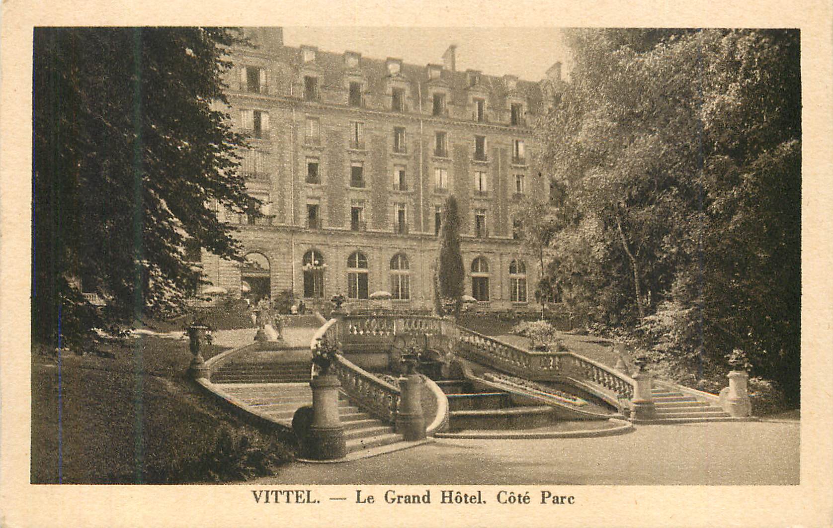 CPA Vittel le Grand Hotel Cote Parc Station de l'Arthritisme