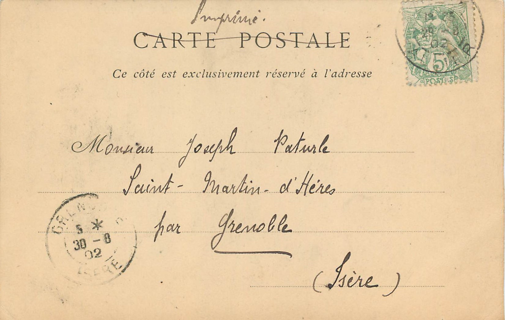Domaine de Randan — Rendez-vous de Chasse de Maulmont — Baillon-Guerne — Rückseite