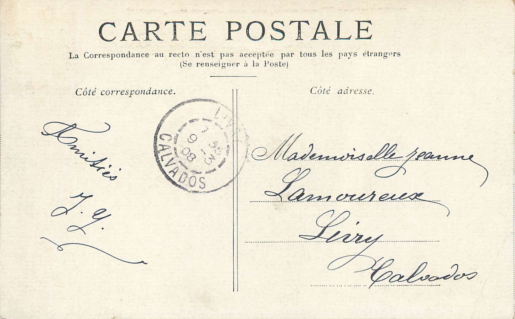 CPA Versailles le Bosquet des Bains d'Apollon — Verso